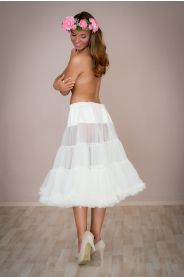 Objemová spodnička krémová dlouhá MiaBella