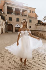Svatební šaty Vzorkové šaty Dotty – detail střihu