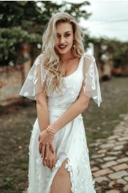 Svatební šaty Vzorkové šaty Florance – silueta modelu