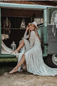 Svatební šaty Vzorkové šaty Lucinda – přední pohled