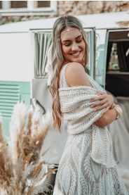 Svatební šála - pletená MiaBella