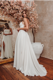 Svatební šaty EVA se šněrováním na zádech