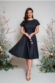 Midi zavinovací šaty véčko & lodička, vel. 42+ MiaBella