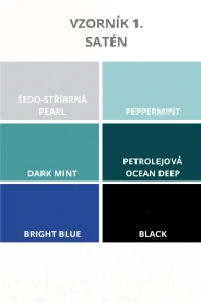 Midi zavinovací šaty véčko & lodička, vel. 42+ – přední pohled