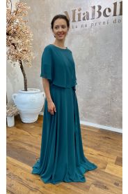 Šifonová šála - výběr barev – zadní pohled