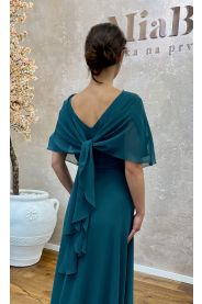 Šifonová šála - výběr barev – boční pohled