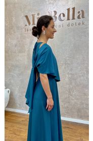 Saténová šála - výběr barev – zadní pohled