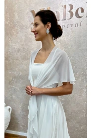 Svatební šifónová šála MiaBella