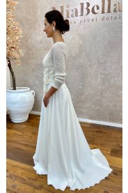 Zavinovací flitrovaný svetřík – detail modelu