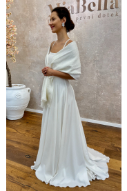 Vlněná svatební šála – přední pohled