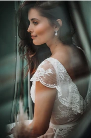 Romantické svatební šaty LUCA - vel. 38 – detail modelu