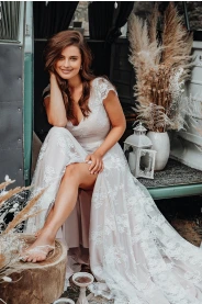 Romantické svatební šaty LUCA - vel. 38 MiaBella