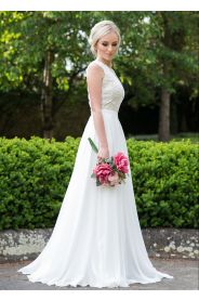 Svatební šaty EMILY z bavlněné krajky, vel.38 MiaBella
