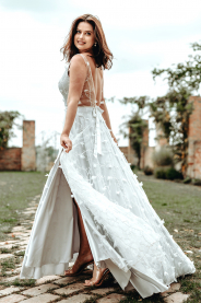 Svatební šaty ISABELLA, vel.36 – přední pohled