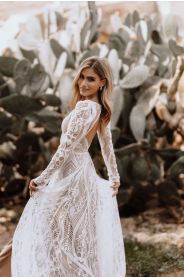 boho svatební šaty