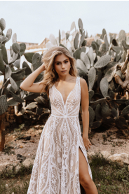 boho svatební šaty