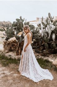 Svatební šaty Aliya – detail horní části