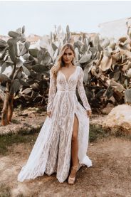 Svatební šaty Aliya – jemný detail