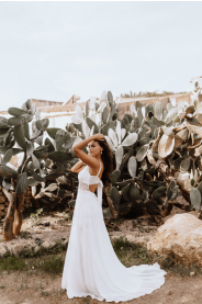 boho svatební šaty