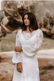 boho svatební šaty