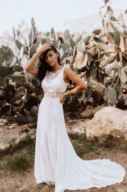 Svatební šaty Amara – elegantní detail