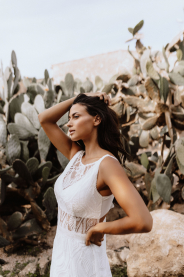 boho svatební šaty