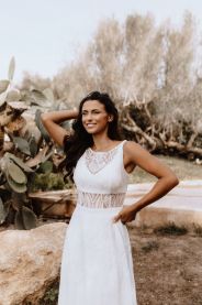 Svatební šaty Amara – detail spodní části