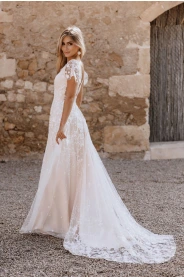 Svatební šaty Grace – detail střihu