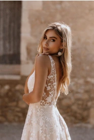 Svatební šaty Grace – detail horní části