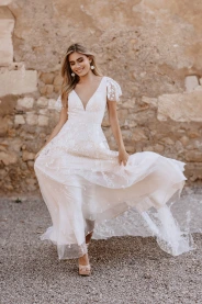 Svatební šaty Grace – detail spodní části