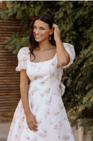 Svatební šaty Esme – detail střihu