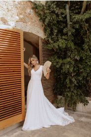 Svatební šaty Sienna – detail horní části