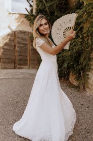 Svatební šaty Sienna – jemný detail