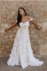 Svatební šaty Lilly – detail modelu