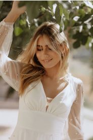 Svatební šaty Noelle – romantický detail