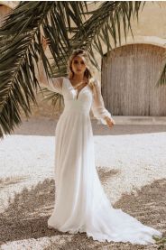 Svatební šaty Noelle – detail materiálu