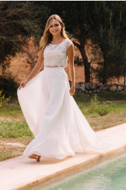 Svatební šaty Zara – přední pohled