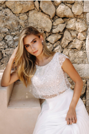 Svatební šaty Zara – detail modelu