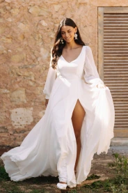 Svatební šaty Riana – detail střihu