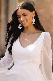 Svatební šaty Riana – detail materiálu