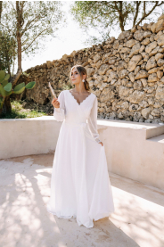 Svatební šaty Nerida – silueta modelu