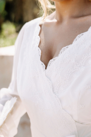 Svatební šaty Nerida – detail spodní části