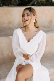 Svatební šaty Nerida – zadní pohled