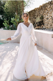 Svatební šaty Nerida – detail střihu