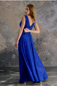 Společenské šaty LOLA- více barev – boční pohled