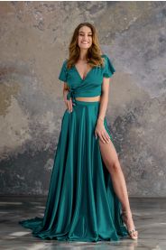 Společenské šaty CROP - více barev MiaBella