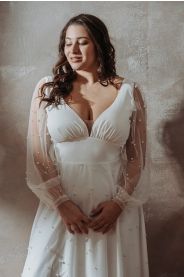 Svatební šaty pro plnoštíhlé Noelle Plus MiaBella