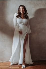 Svatební šaty pro plnoštíhlé Riana Plus MiaBella