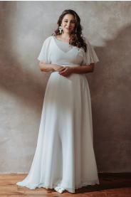 plus size svatební šaty