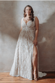 bohémské svatební šaty